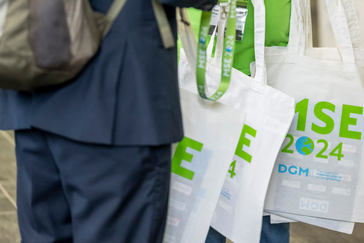 Brochures and printed materials at MSE 2024 exhibition booth