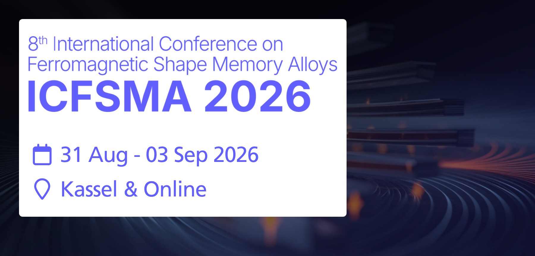 ICFSMA 2026 in Kassel
